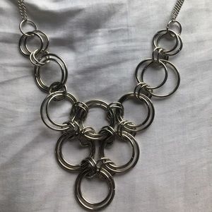 Layered ring necklace